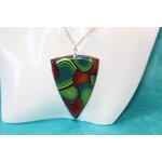 Collier-Chaine-Argente-Polymere-Spirales-Degrade-Verts-Degrade-rouge-3