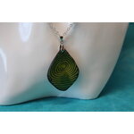 Collier-Chaine-Argente-Polymere-Degrade-Vert-Jaune-Spirale-Noir-3