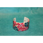 Bracelet-Polymere-fleurs-multicolore-3