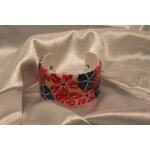 Bracelet-Polymere-fleurs-multicolore-6