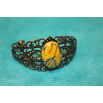 Bracelet-Reglable-Acier-Bronze-Cabochon-Polymere-Argent-Or-8