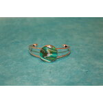 Bracelet-Reglable-Acier-Argente-Cabochon-Polymere-Degrade-Verts-8
