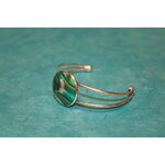 Bracelet-Reglable-Acier-Argente-Cabochon-Polymere-Degrade-Verts-11