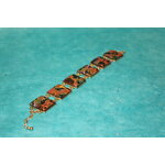 Bracelets-Cabochons-Carres-Acier-Dore-Polymere-Multicolore-5