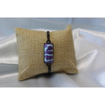 Bracelet-Acier-Noir-Cabochon-Rectangulaire-Polymere-Bleu-Violet-4