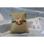 Bracelet-Acier-Bronze-Cabochon-Rond-Polymere-Orange-Vanille-4