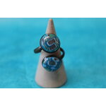 Bague-Cuivre-Acier-Reglable-2 Cabochon-Polymere-Multicolores (4)