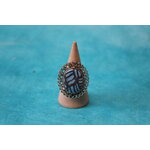 Bague-Reglable-Acier-Polymere-Bleu-Noir