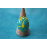 Bague-Reglable-Acier-Polymere-Fleur-Turquoise-Jaune (4)