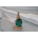 Bague-Reglable-Acier-Ovale-Polymere-Multicolore