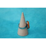 Bague-Acier-Reglable-Polymere-Orange-Motif-Noir (5)