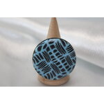 Bague-Reglable-Acier-Cabochon-Rond-Polymere-Noir-Bleu (2)