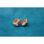 Boucle-Oreille-Acier-Argente-Clou-Oreille-Polymere-Orange-Blanc-3
