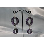 Boucle-Oreille-Polymere-Fleurs-Violette-Noir-2