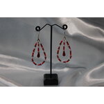 Boucle-Oreille-Pendante-Perles-Rose-Rouge-1