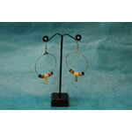 Boucle-Oreille-Creole-Acier-Dore-Perles-Breloque-2