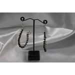 Boucle-Oreille-Fil-Cuivre-Argente-Pierre-Veritable-Oeil-Tigre-