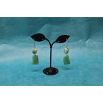 Boucle-oreille-Trapeze-Polymere-Marbrure-Blanche-Verte (4)