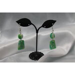 Boucle-oreille-Trapeze-Polymere-Marbrure-Blanche-Verte (2)
