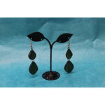 Boucle-Oreille-Pendente-Polymere-Marbrure-Verte-Noir (5)