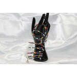 Bracelet-Multi-Rangs-Perles-Rocailles-Noir-Rouge-Orange-Jaune-Blanche-Breloques-Zen (2)