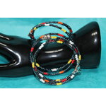 Bracelet-Multi-Rangs-Perles-Rocailles-Noir-Rouge-Orange-Jaune-Blanche-Breloques-Zen (7)