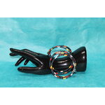 Bracelet-Multi-Rangs-Perles-Rocailles-Noir-Rouge-Orange-Jaune-Blanche-Breloques-Zen (8)