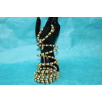 Bracelet-Mumlti-Rangs-Perles-Resine-Multicolores-Breloques-Feuilles-Dore (6)