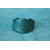Bracelet Manchette Forme Diadème Pâte Polymère Recouvert de Paillette Verte et Impression (3)