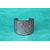 Bracelet Manchette Forme Pâte Polymère Recouvert de Paillette Rose et Impression Losange (4)