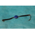 Bracelet Support Acier couleur Bronze à 1 Cabochons. Déco en pâte Polymère 2 tons Bleu et Rose (4)