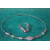Parure-Collier-Boucle d'Oreille-Perles de Quartz Véritable et Perles de Verre Roses (6)