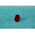 Bague Support Acier Inoxydable et Résine Rouge