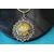 Collier Coton Ciré, Support Couronne de Fleurs et Polymère Or et Argent Métallisés (2)