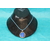 Collier Coton Ciré Bleu, Support Style Baroque, Polymère Tons Bleus et Rose (3)