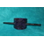 Barette Chignon- Pâte Polymère Violette- Décalcomanie Motif Floral (5)