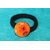 ChouChou-Pâte Polymère Orange-Décalcomanie Motif Fleurs (4)