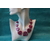 Collier-Chaine-Argente-Polymere-Magenta-Fleurs-blanche-2