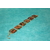 Bracelets-Cabochons-Carres-Acier-Dore-Polymere-Multicolore-5