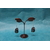 Boucle-Oreille-Pendente-Polymere-Trapeze-Multicolores