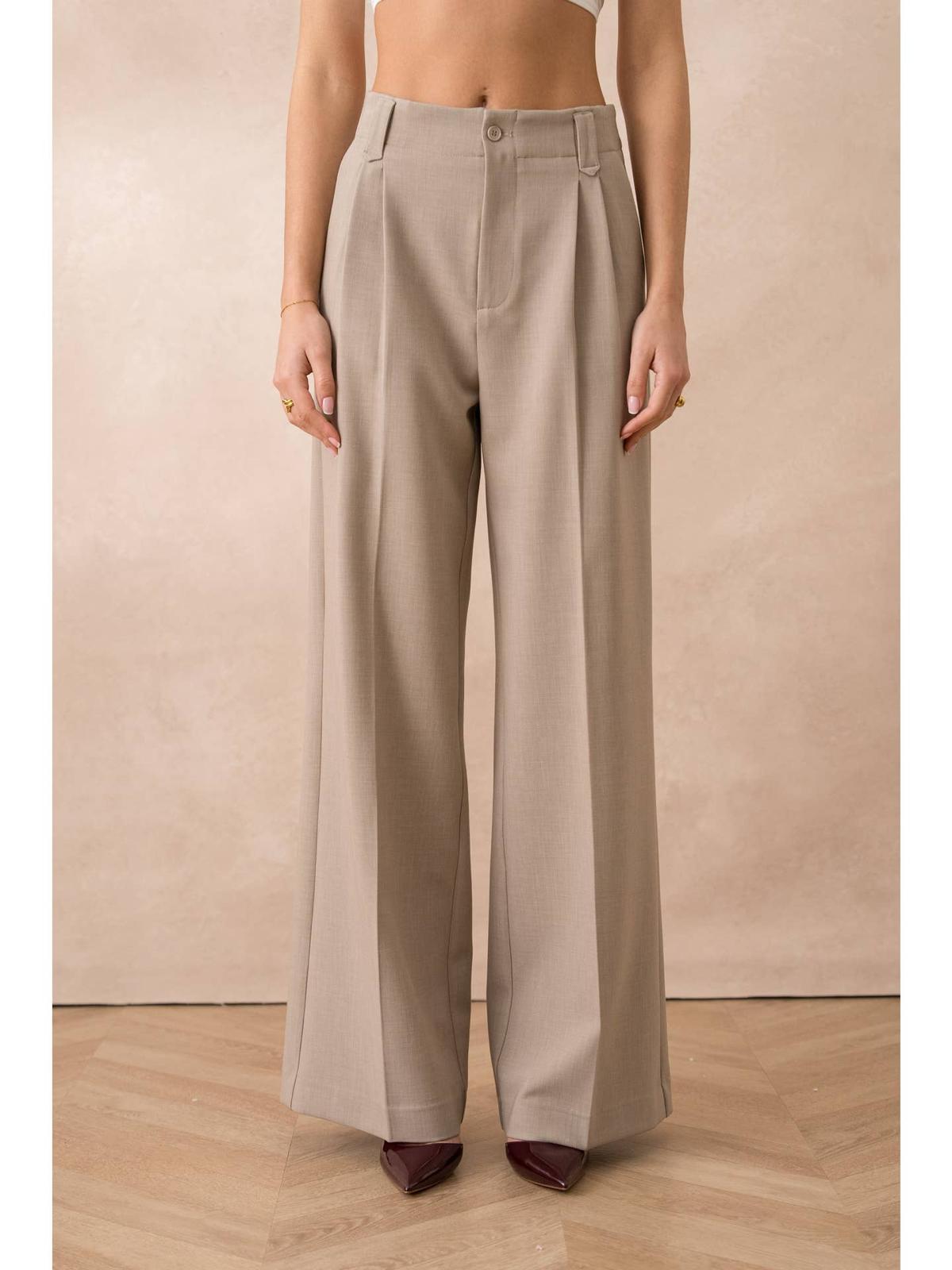 Pantalon Tailleur Coupe Large