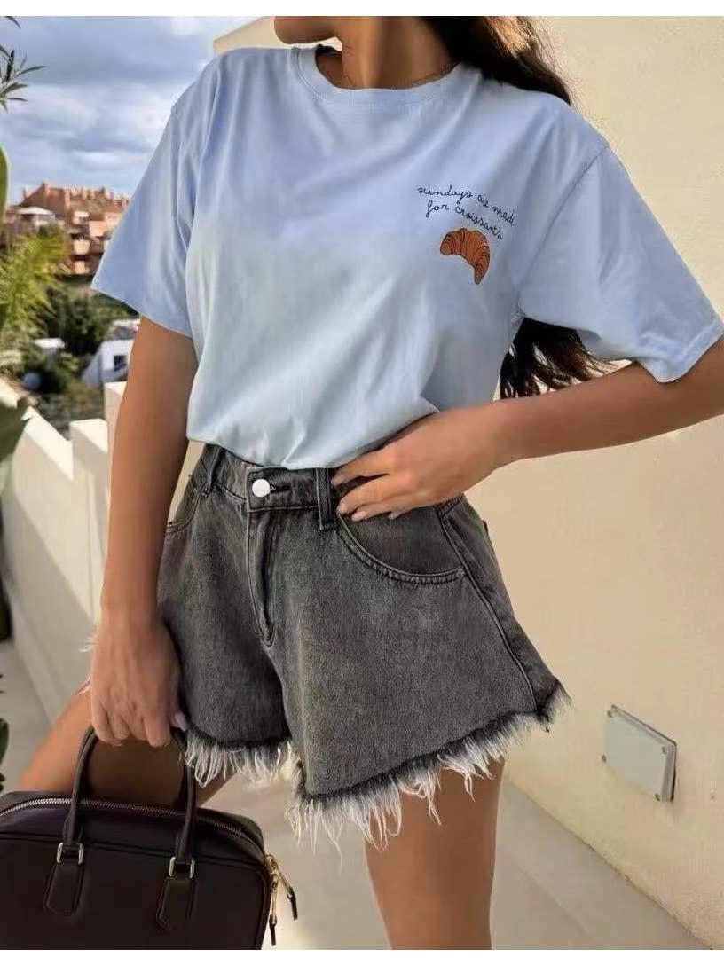 T-shirt femme imprimée