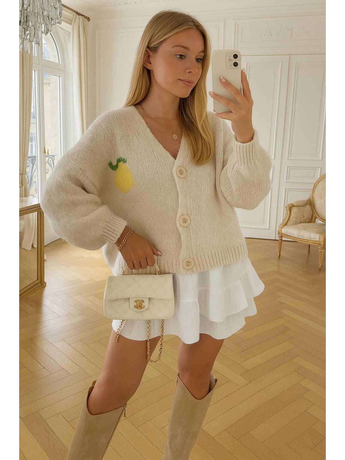 Gilet en laine Lemon