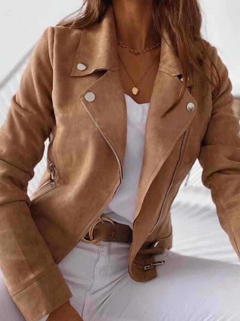Veste Perfecto en suèdine
