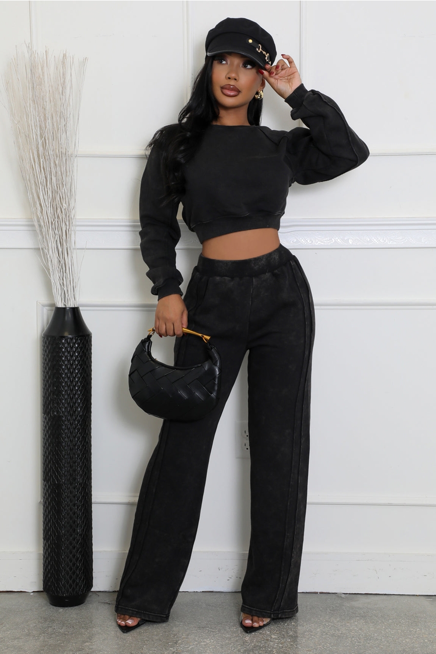 ENSEMBLE DE SWEAT-SHIRTS À DÉLAVAGE MINÉRAL