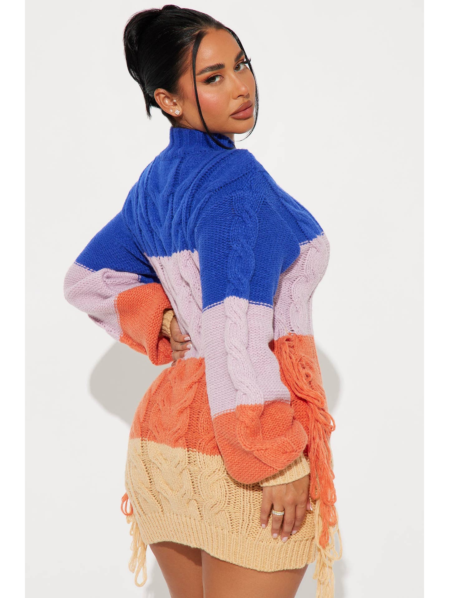 ROBE PULL COLOR BLOCK