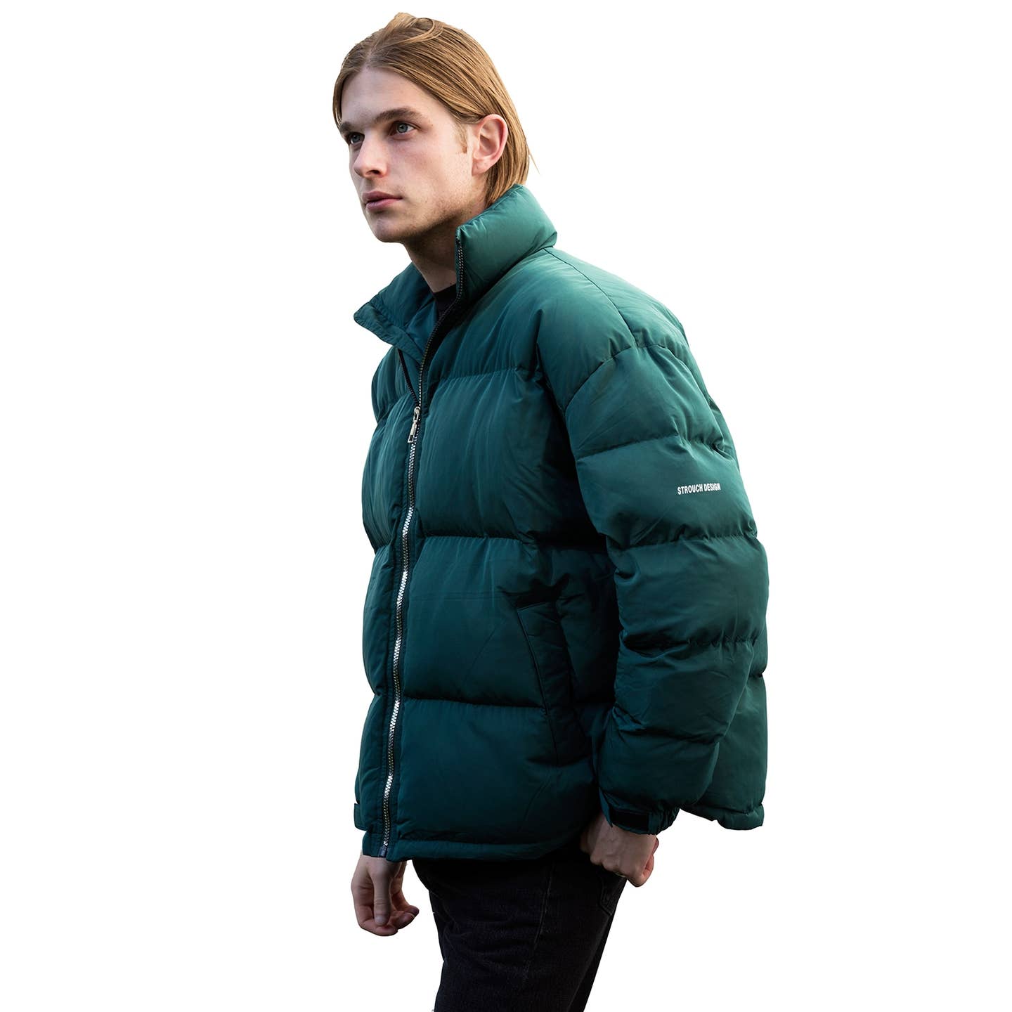 VESTE DUVET VERT - NOUVEAU