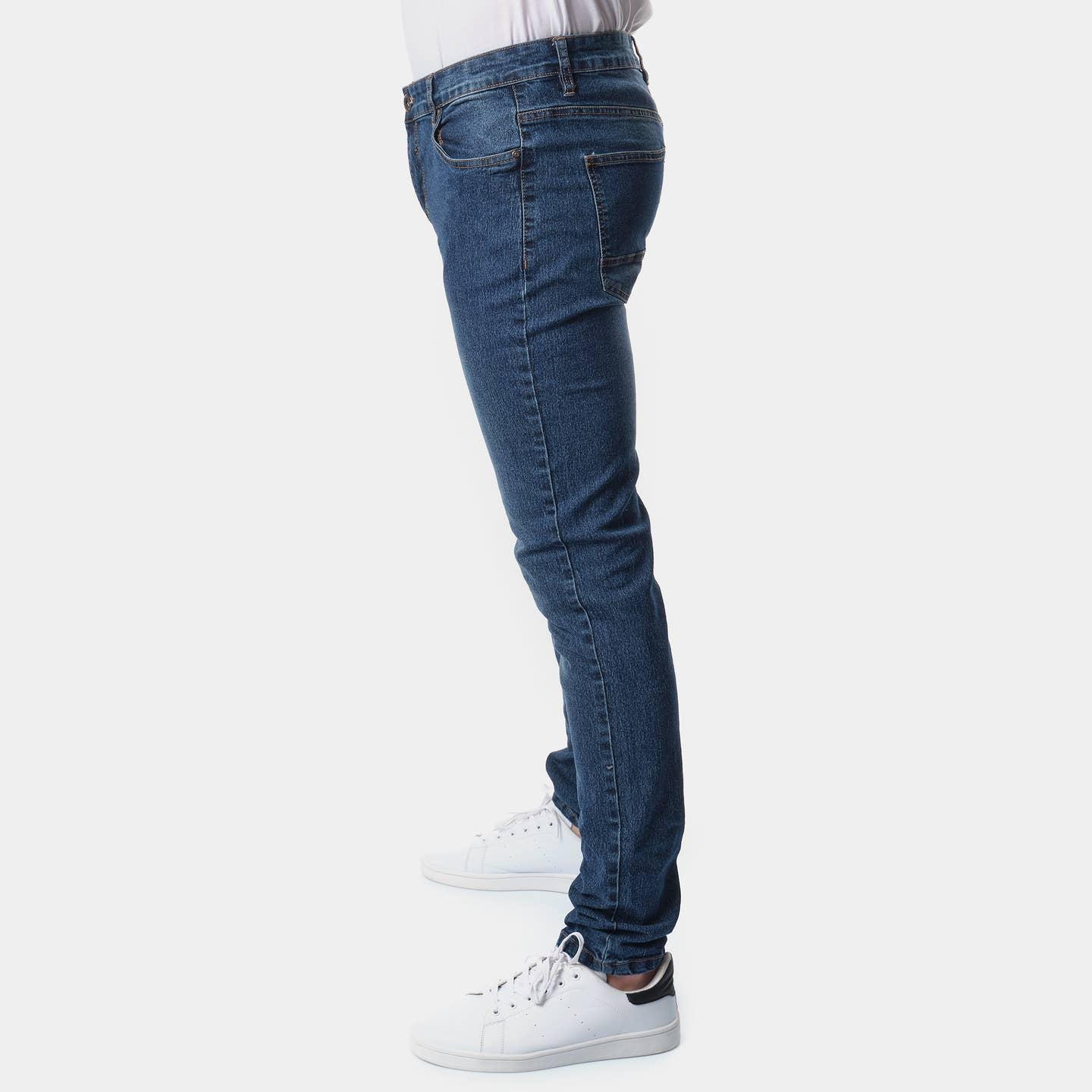 Jeans 5 poches uni