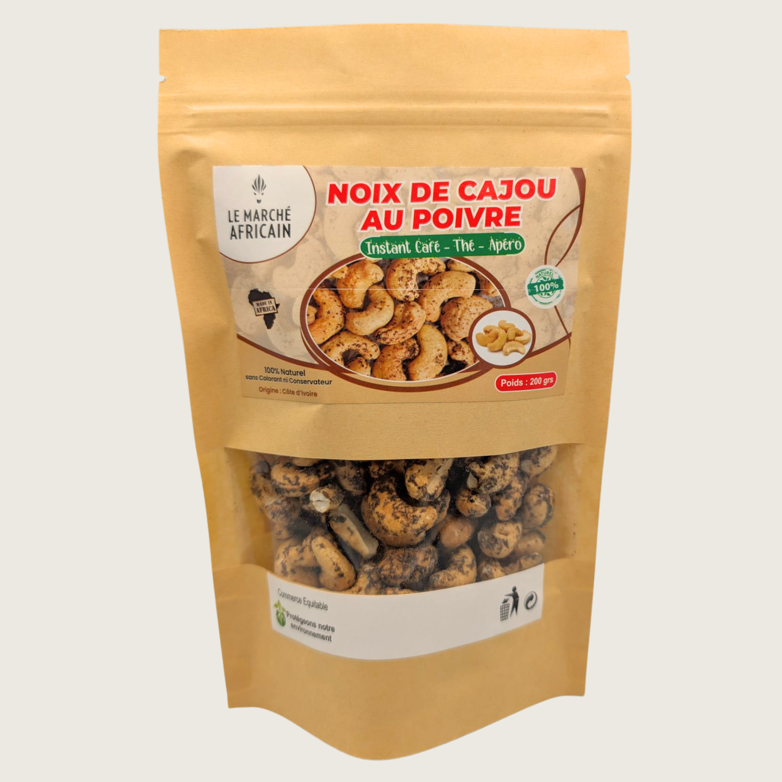 noix de cajou au poivre
