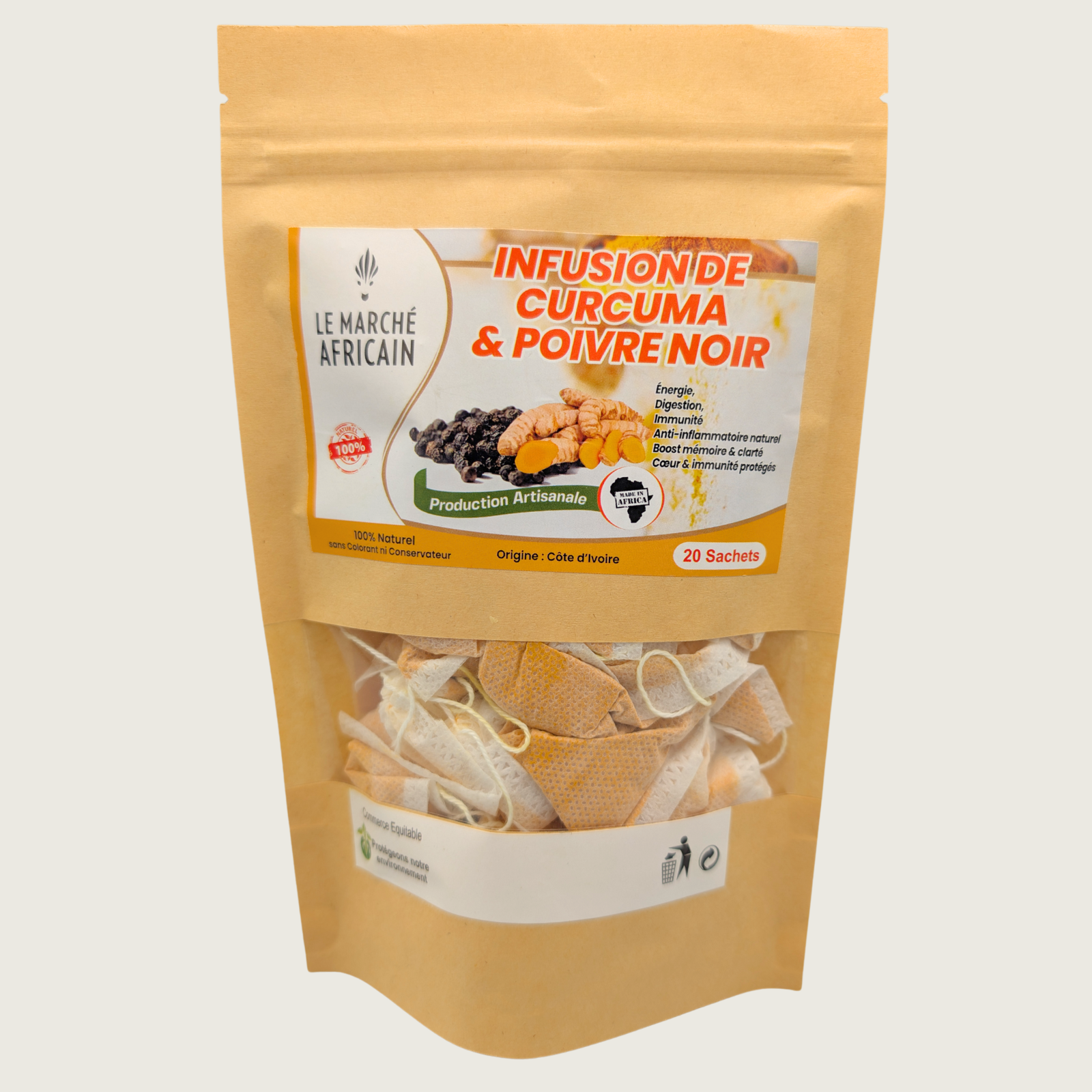 infusion curcuma poivre